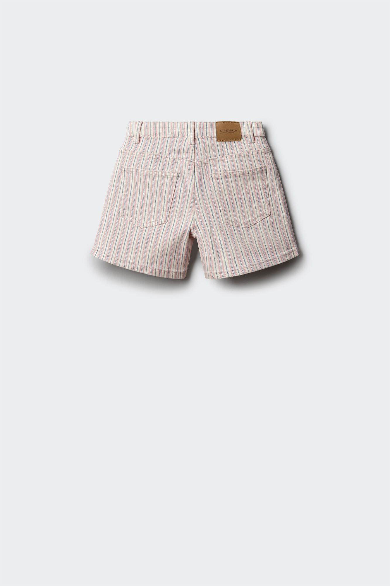 Springfield Kids Short de rayas rosas para ni&ntilde;a