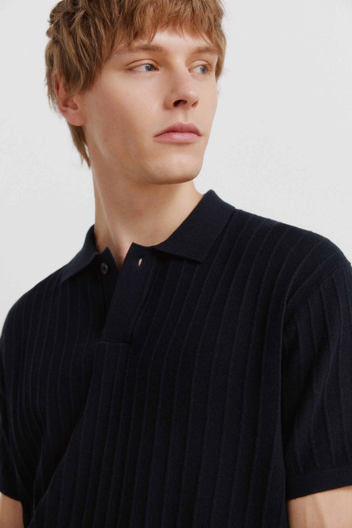 Springfield Polo b&aacute;sico con estructura azul