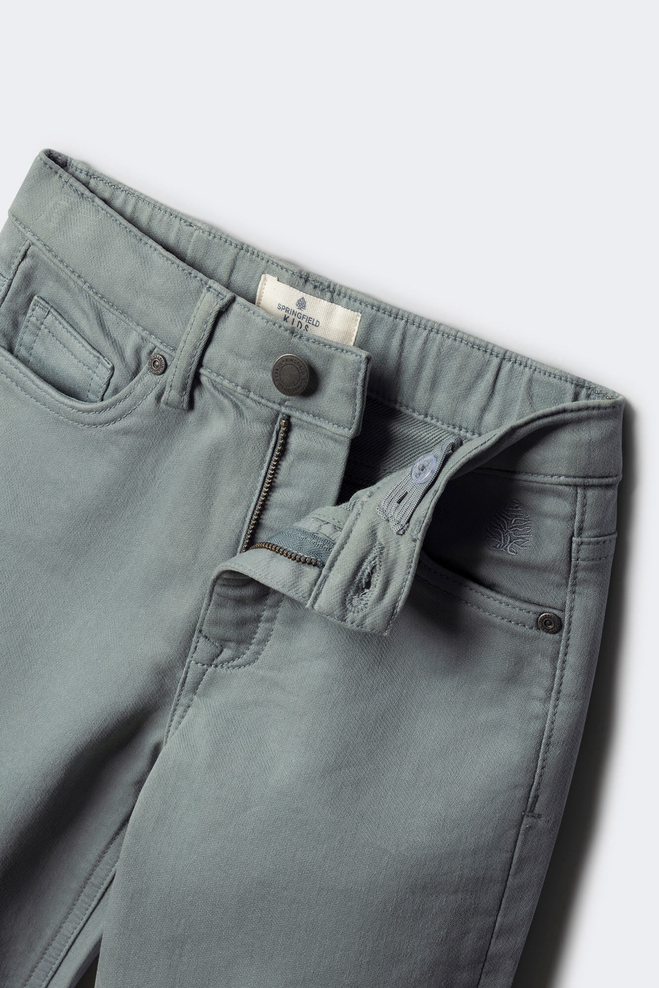 Springfield Kids Pantal&oacute;n 5 bolsillos slim fit ni&ntilde;o azul