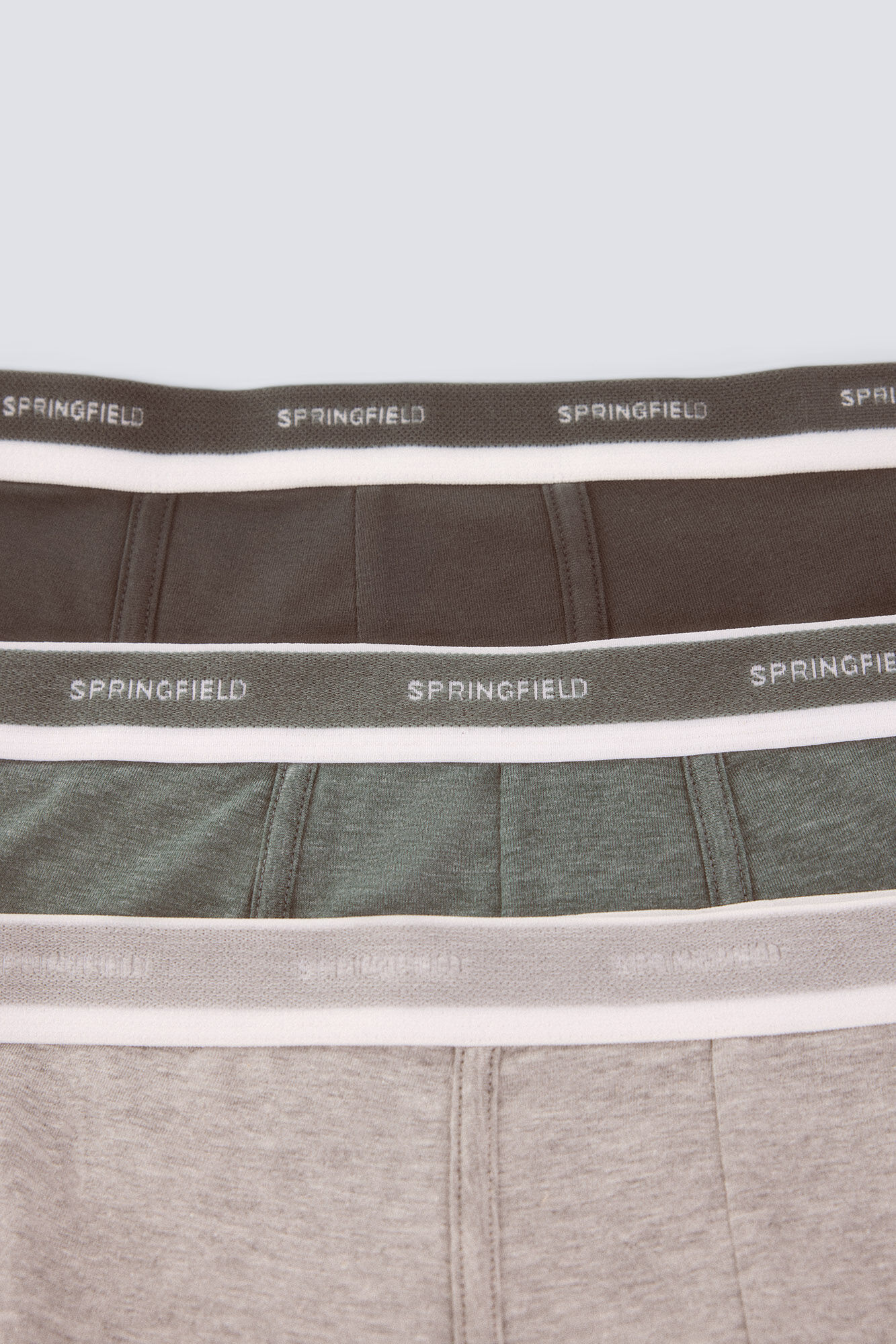 Springfield Pack 3 boxers b&aacute;sicos turquesa