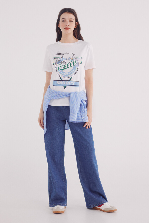 Springfield Playera "Snoopy" natural