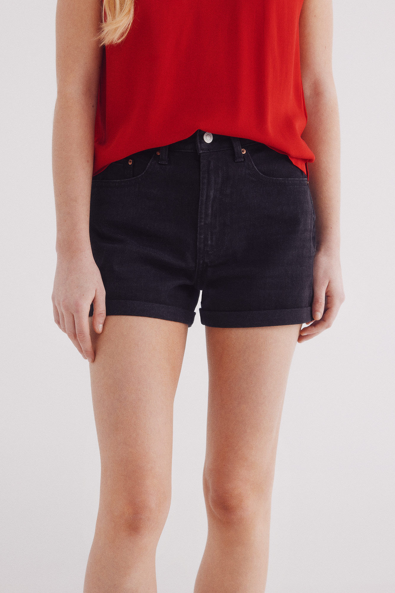 Short Femme Springfield En Lin Et Viscose - Coupe Décontractée, Bouton, Lavable En Machine