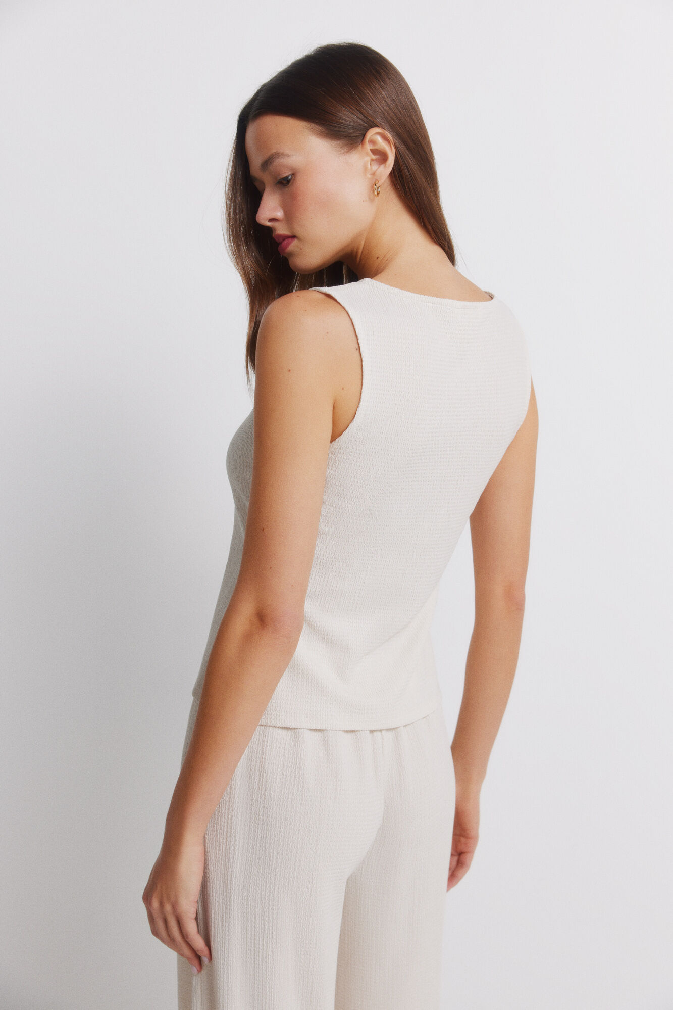 Springfield Chaleco con botones caf&eacute;