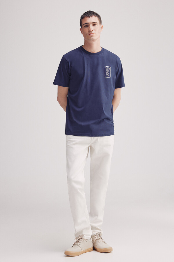 Springfield Playera stay wild azulado