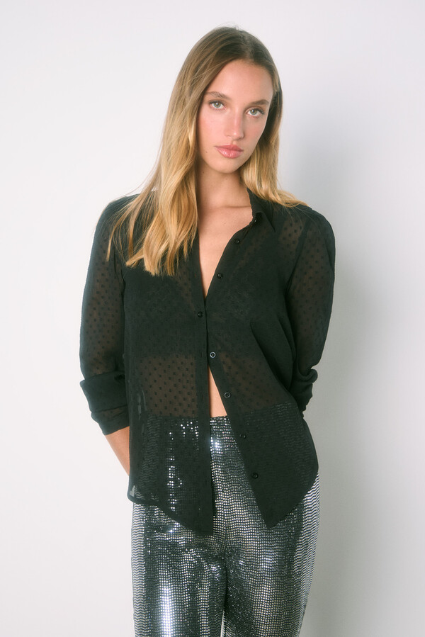 High Spirits Camisa "Lover" negro