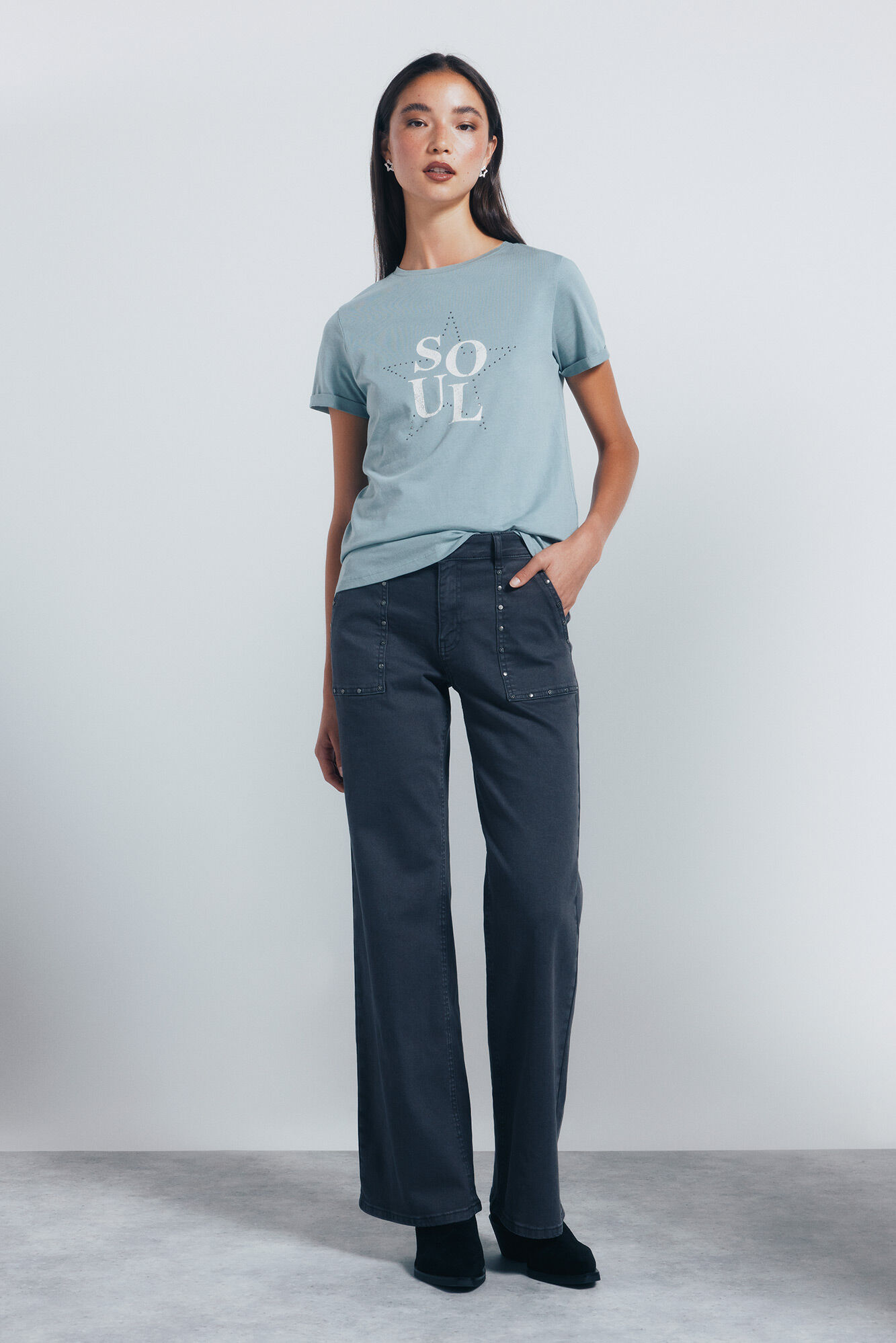 Springfield Playera "Soul" verde