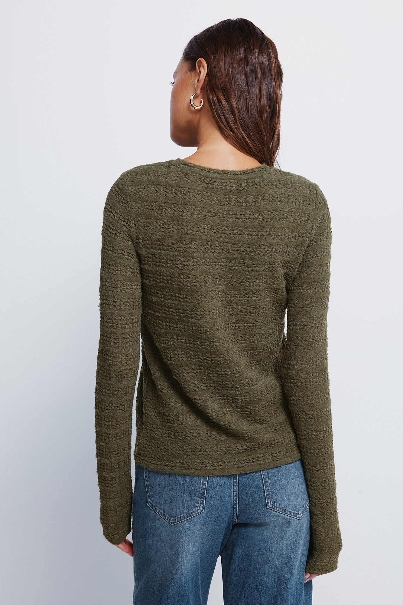 Springfield Jersey chenilla estructura khaki