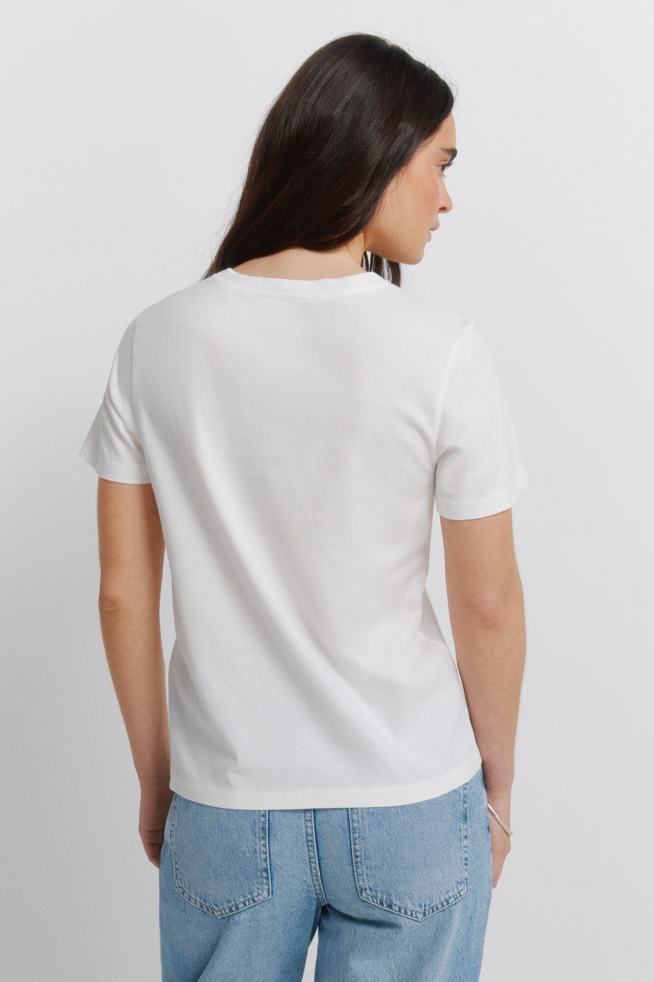 Springfield Playera de algod&oacute;n con estampado beige