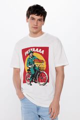 Springfield Playera pizza marfil