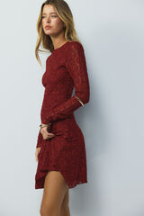 High Spirits Vestido Mini Cherry p&uacute;rpura