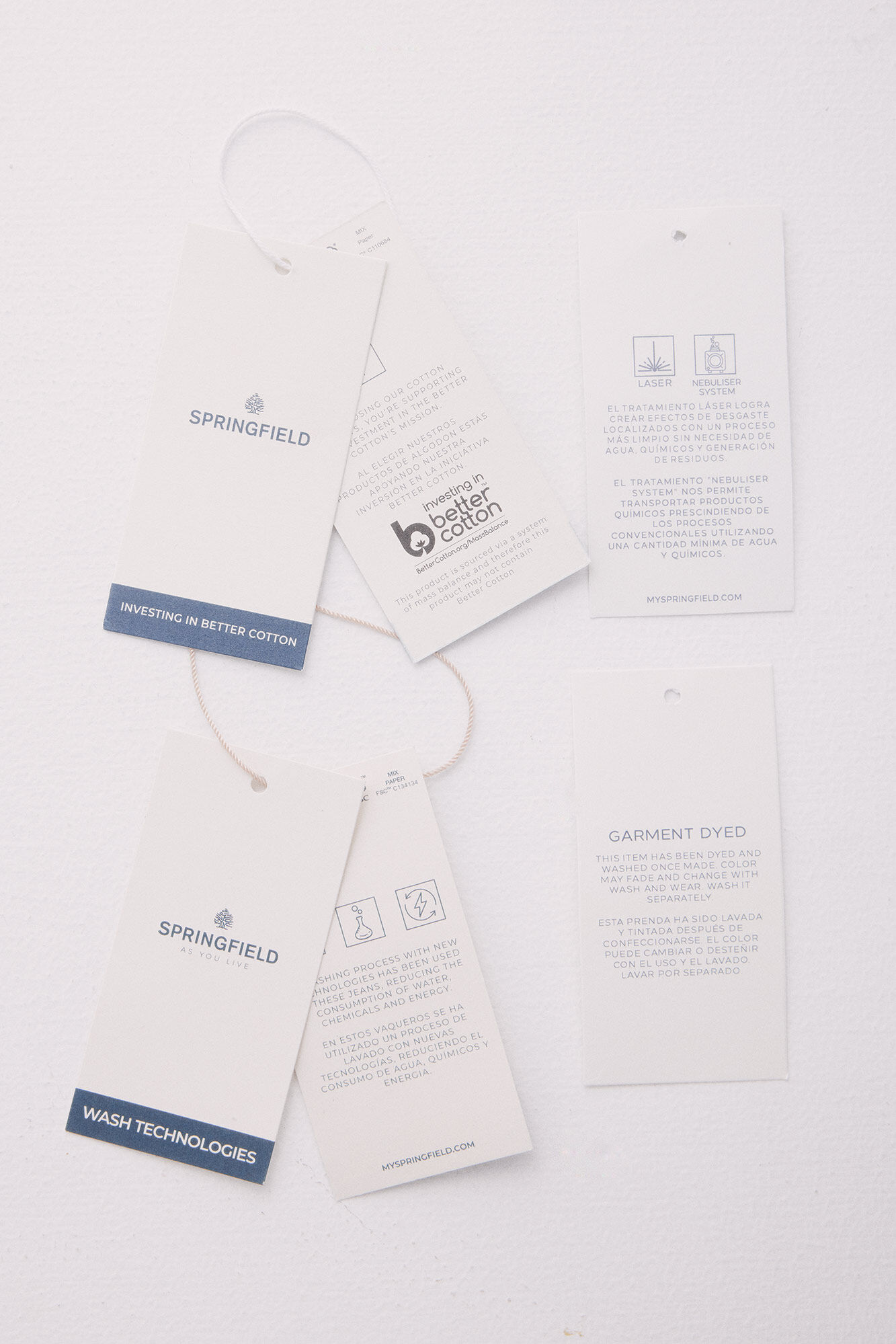 Springfield Bermuda color lavada slim fit kaki