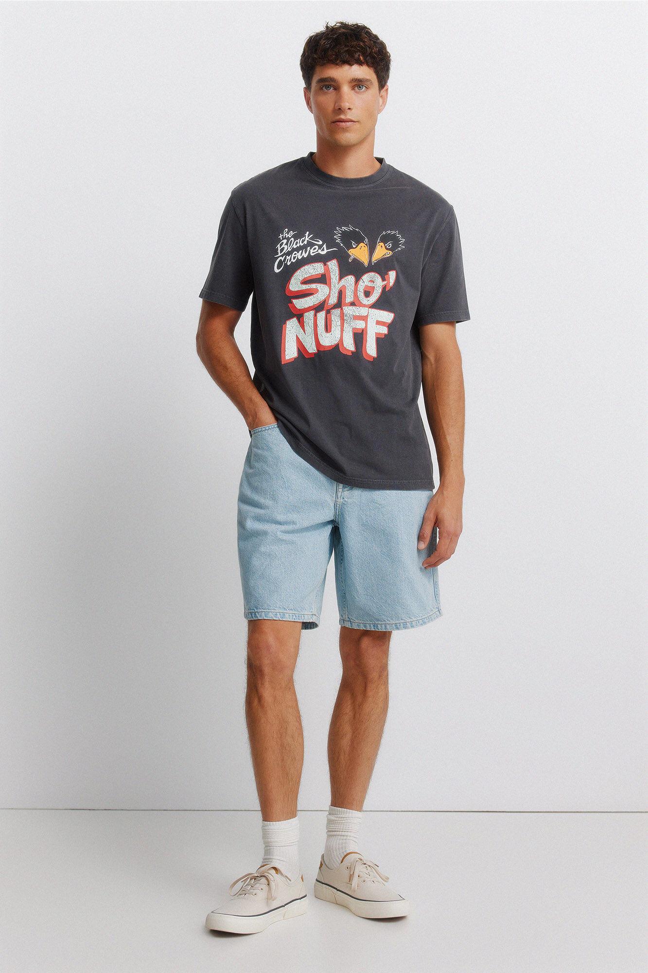 Springfield Playera Black Crowes Sho Nuff gris