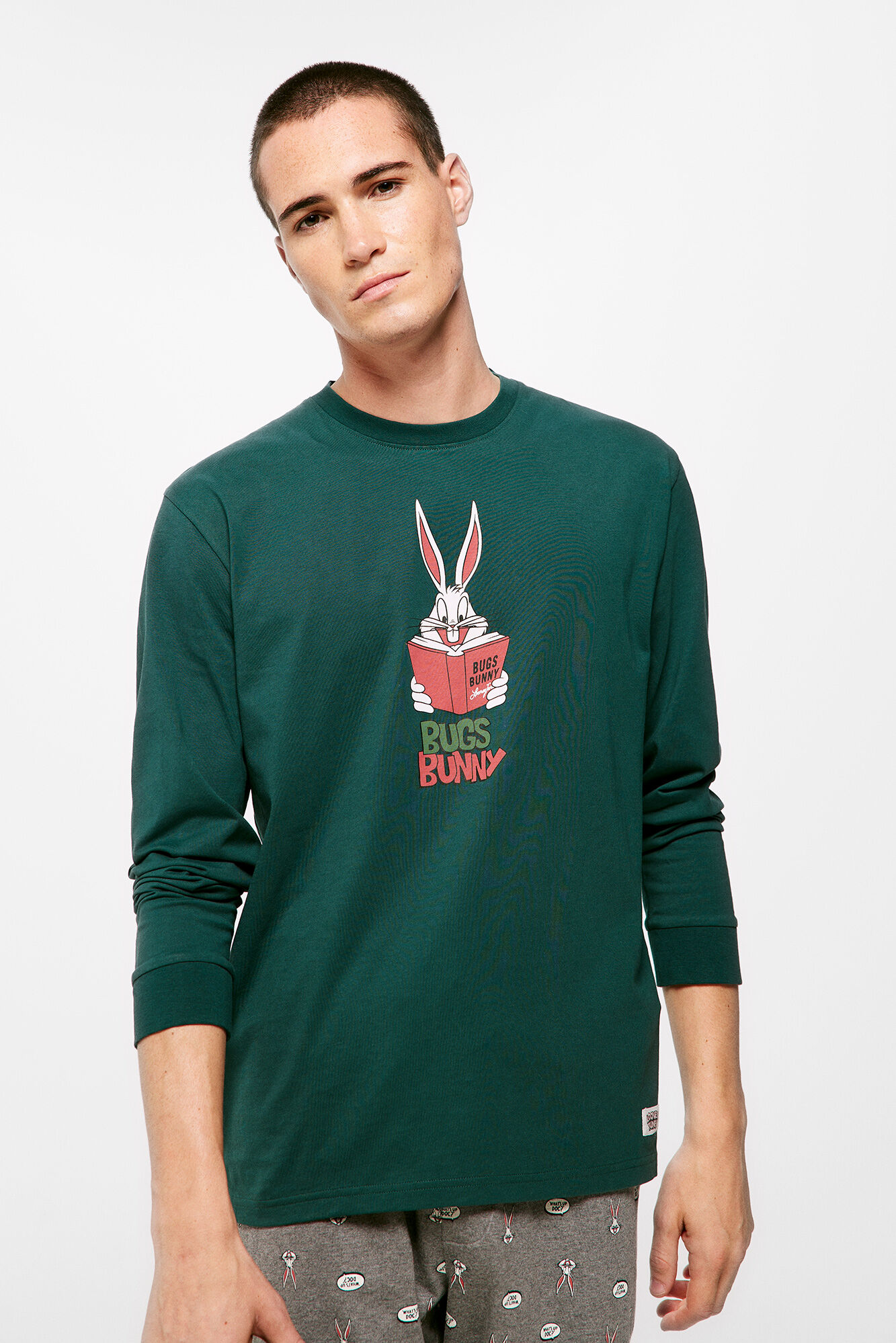 Springfield Pijama largo Looney Tunes&trade; Bugs Bunny gris