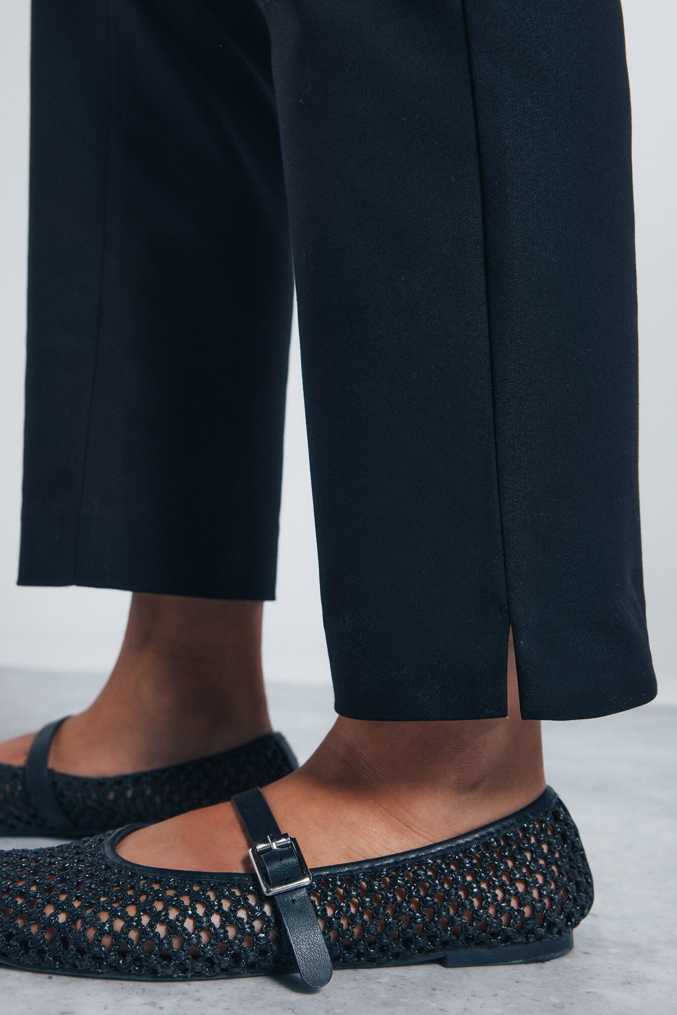 Springfield Pantal&oacute;n chino recto negro