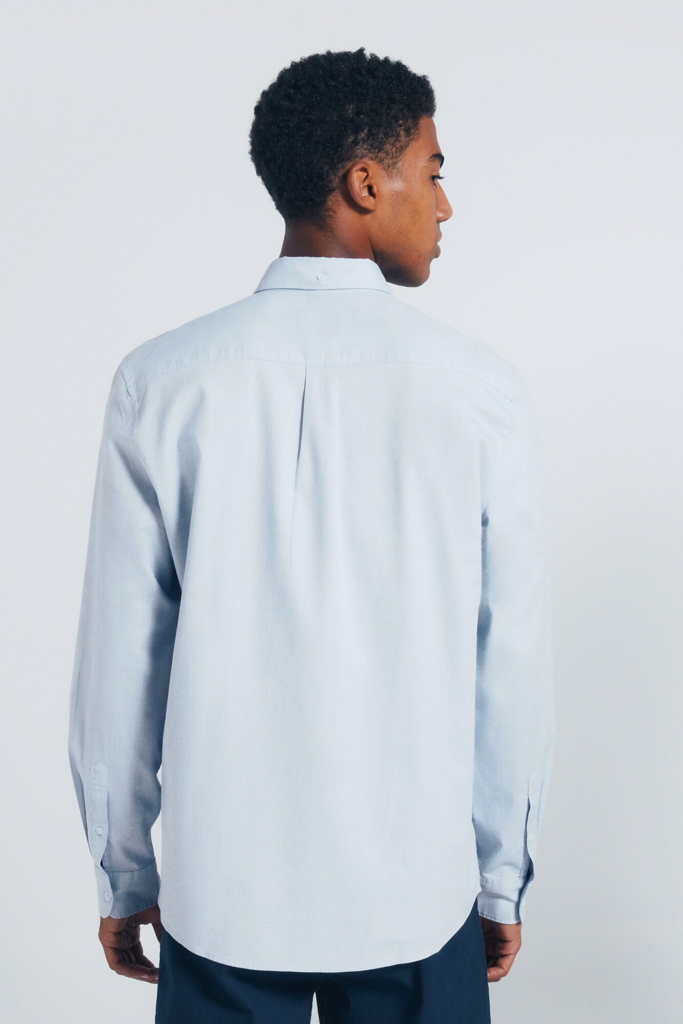 Springfield Camisa estructura azul