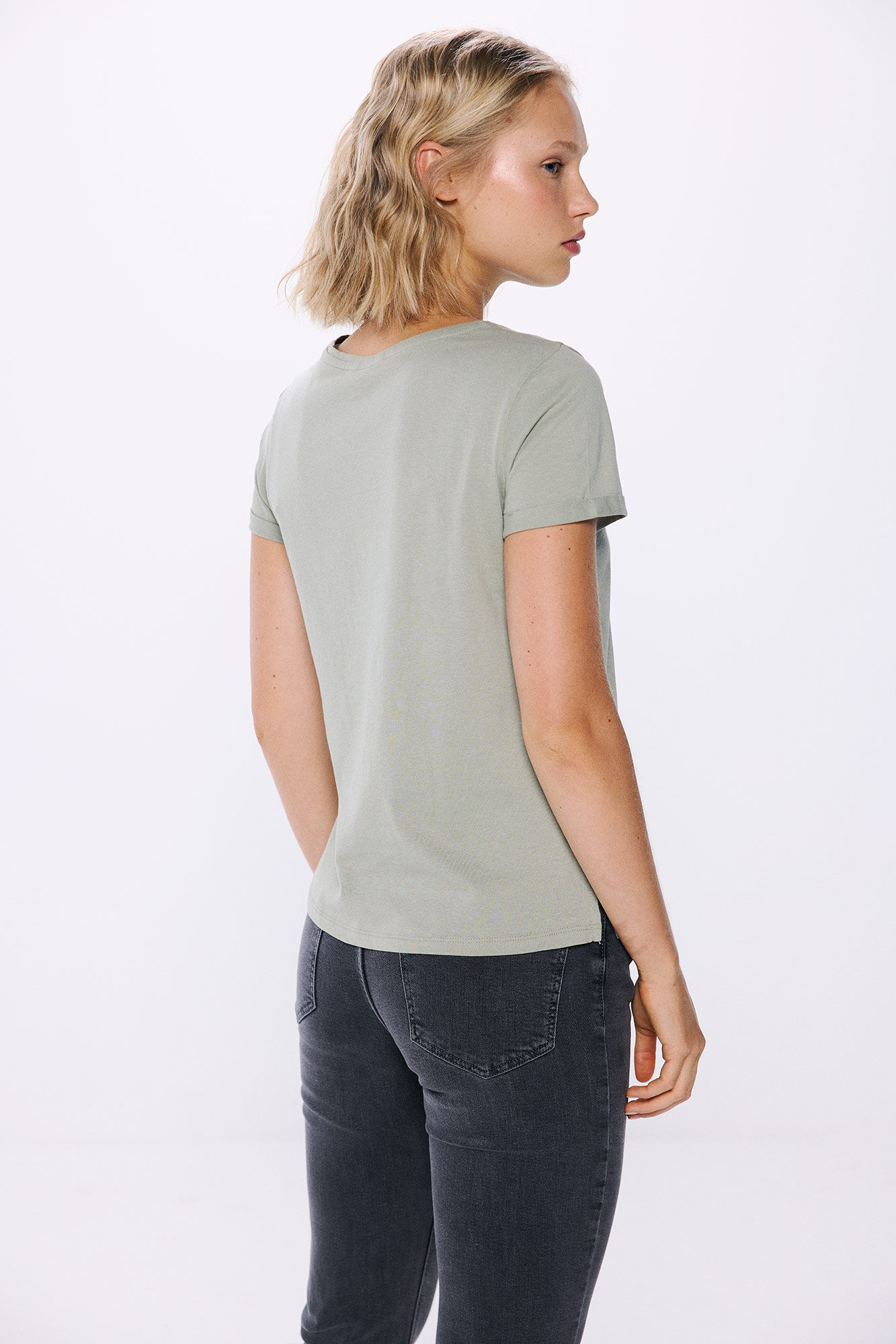 Springfield Playera gr&aacute;fica khaki