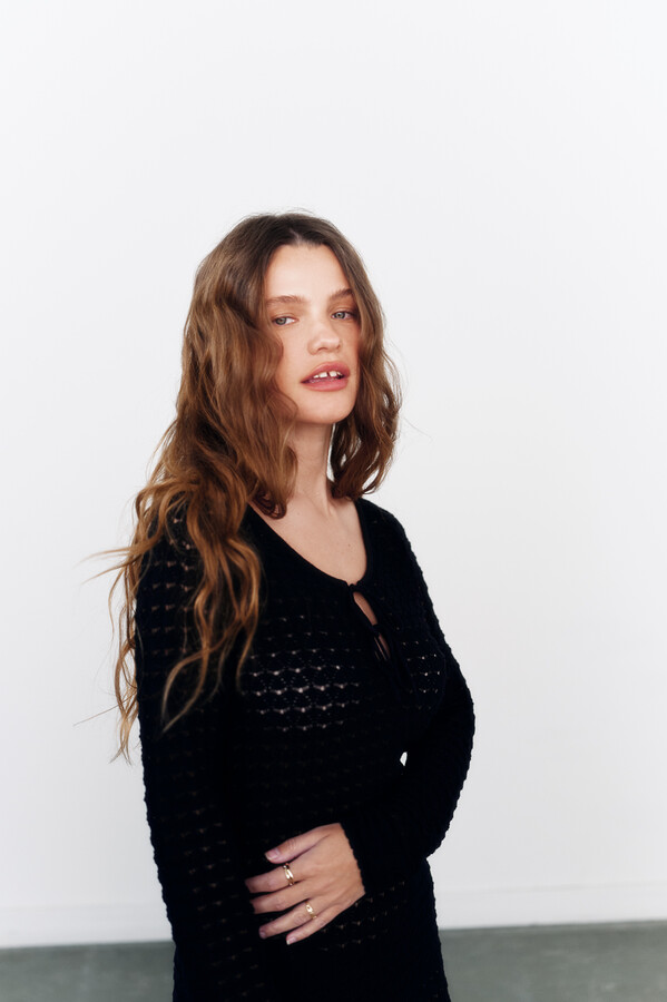 High Spirits Vestido "Karla"  negro