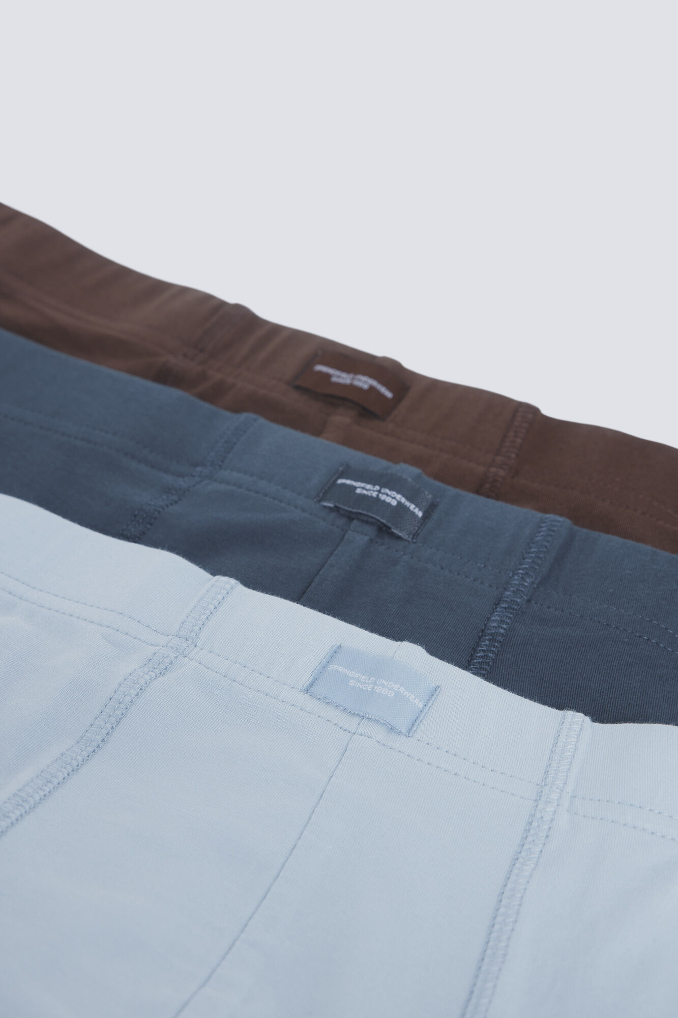 Springfield Pack 3 boxers confort caf&eacute;