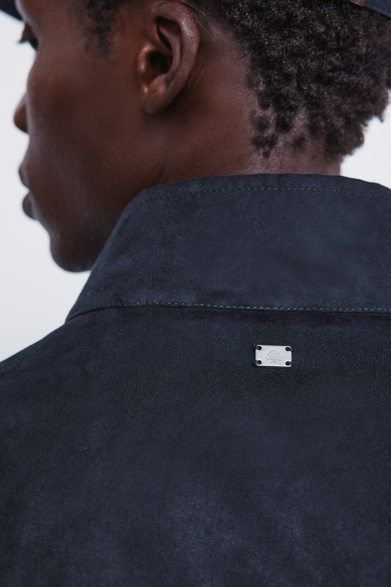 Springfield Chamarra acolchada efecto ante azul