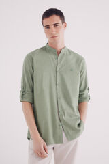 Springfield Playera algodón slub kaki