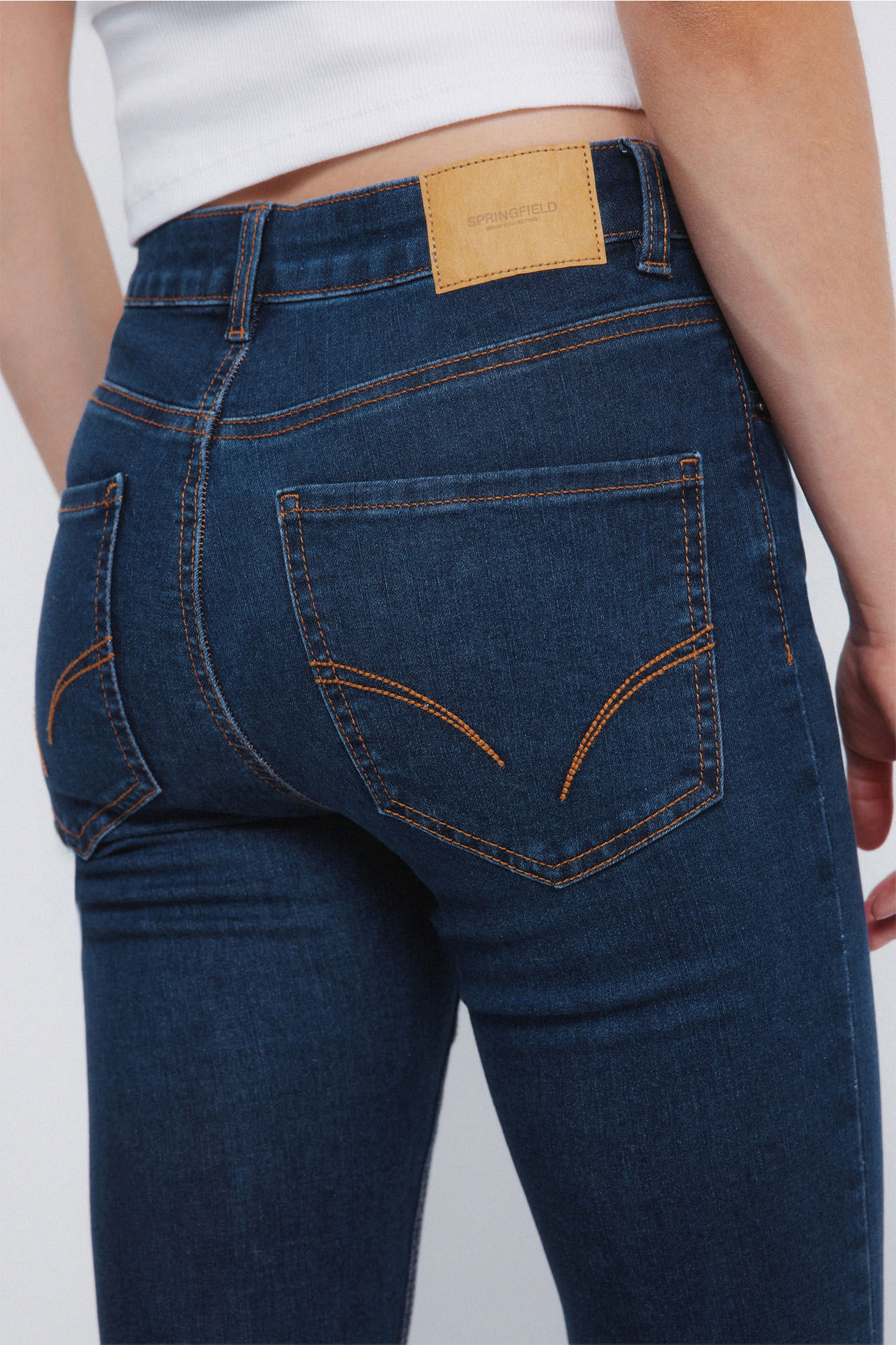 Springfield Jeans skinny  azul