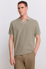 Springfield Polo de estructura moulinee kaki