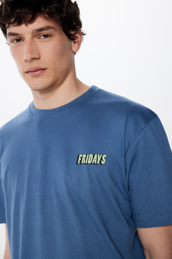 Springfield Playera fridays azul