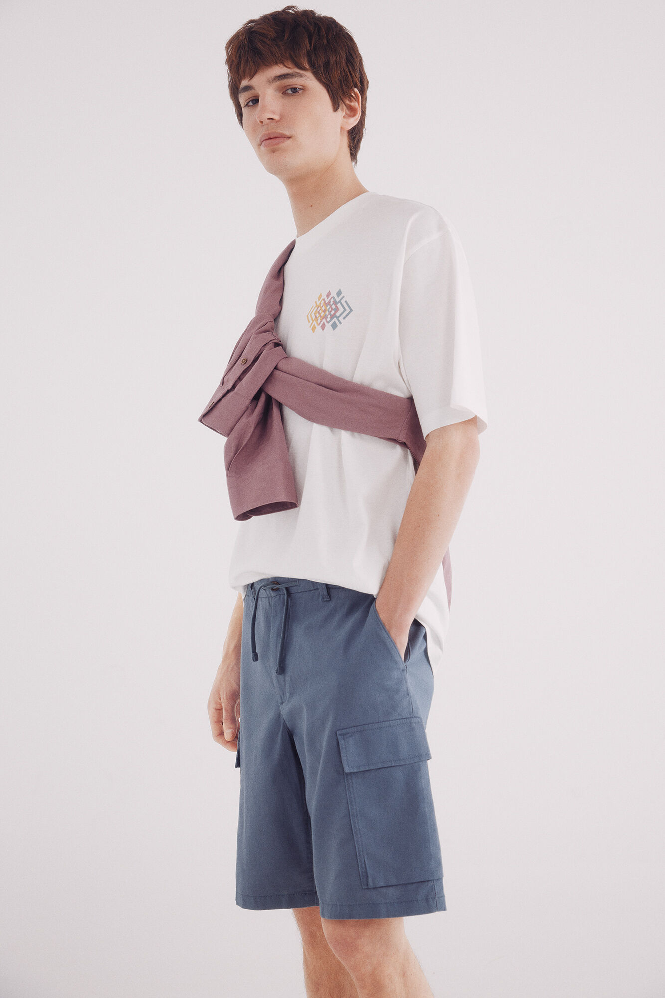 Springfield Camiseta poster &eacute;tnica