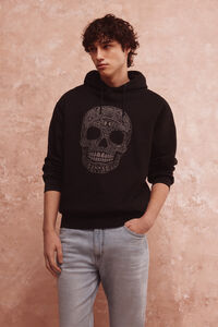 Springfield Sudadera capucha calavera