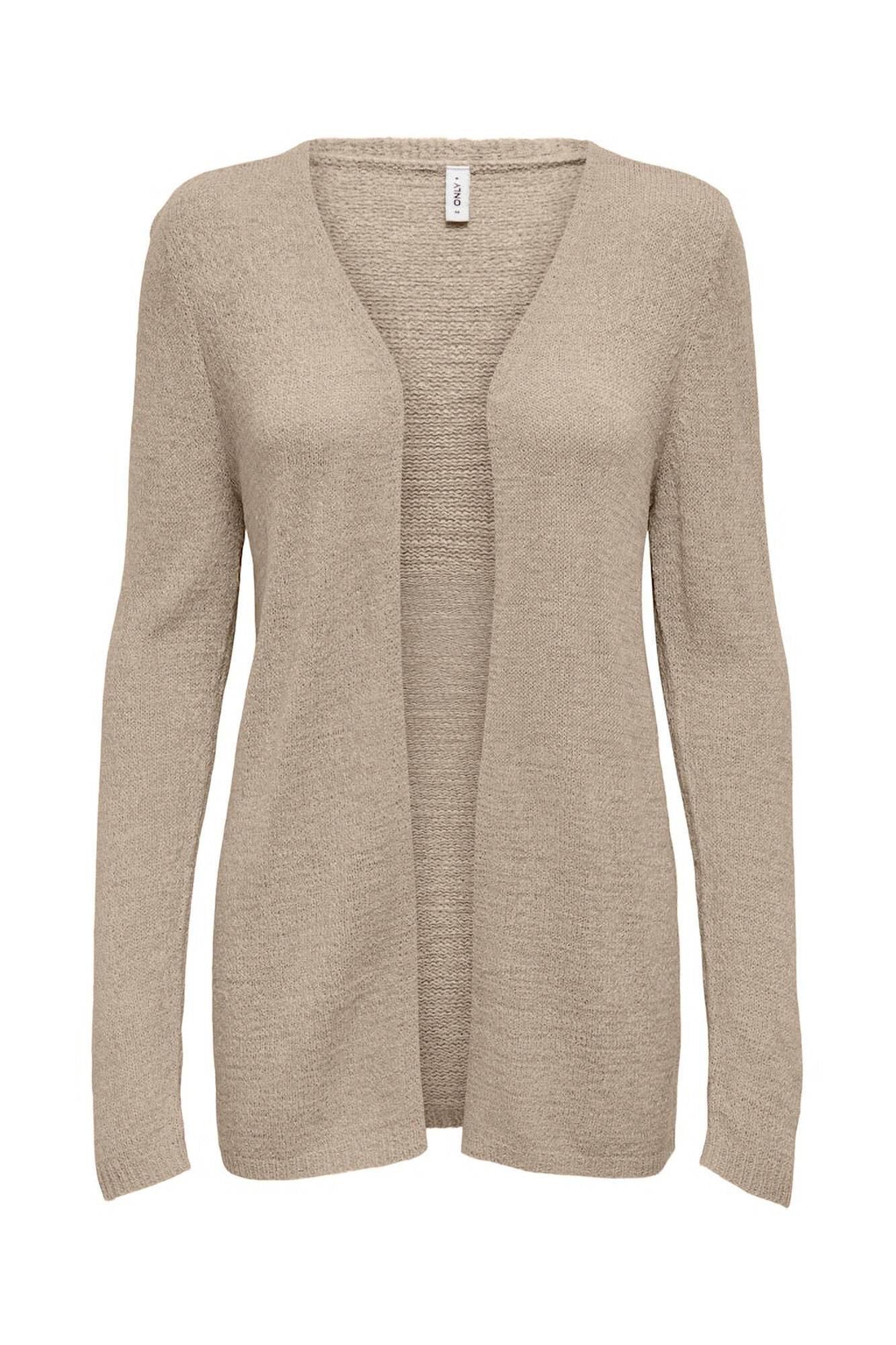 Only C&aacute;rdigan de tejido fino beige