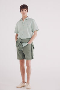 Springfield Bernuda en knit color lavada verde