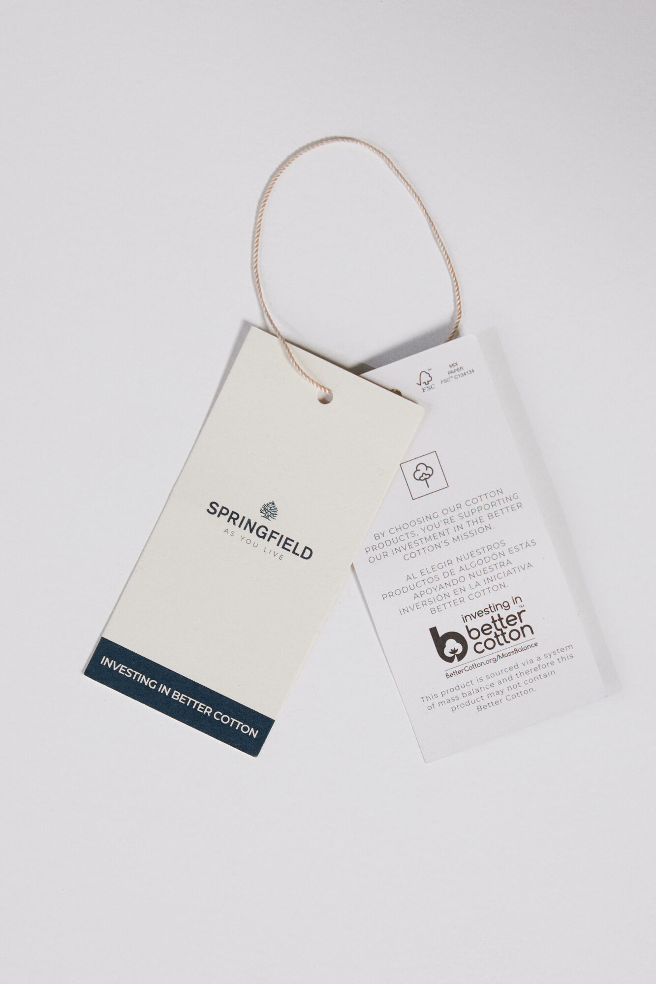 Springfield Bermuda color comfort fit azul