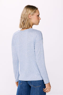 Springfield Playera perlas delantero azul