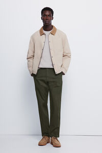 Springfield Pantalones chinos dobby de corte c&oacute;modo