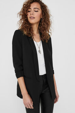 Springfield Blazer manga 3/4 con solapas negro