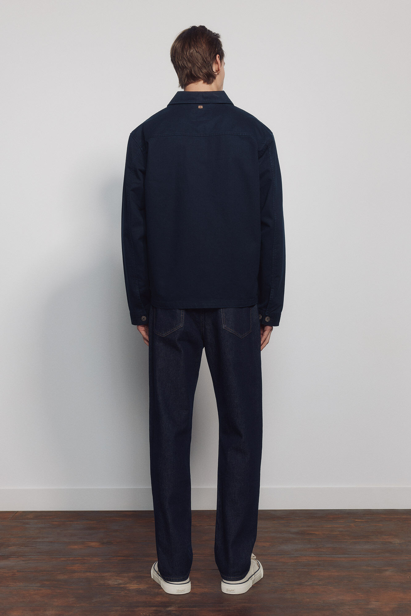 Springfield Jeans lavado desencolado regular fit marino