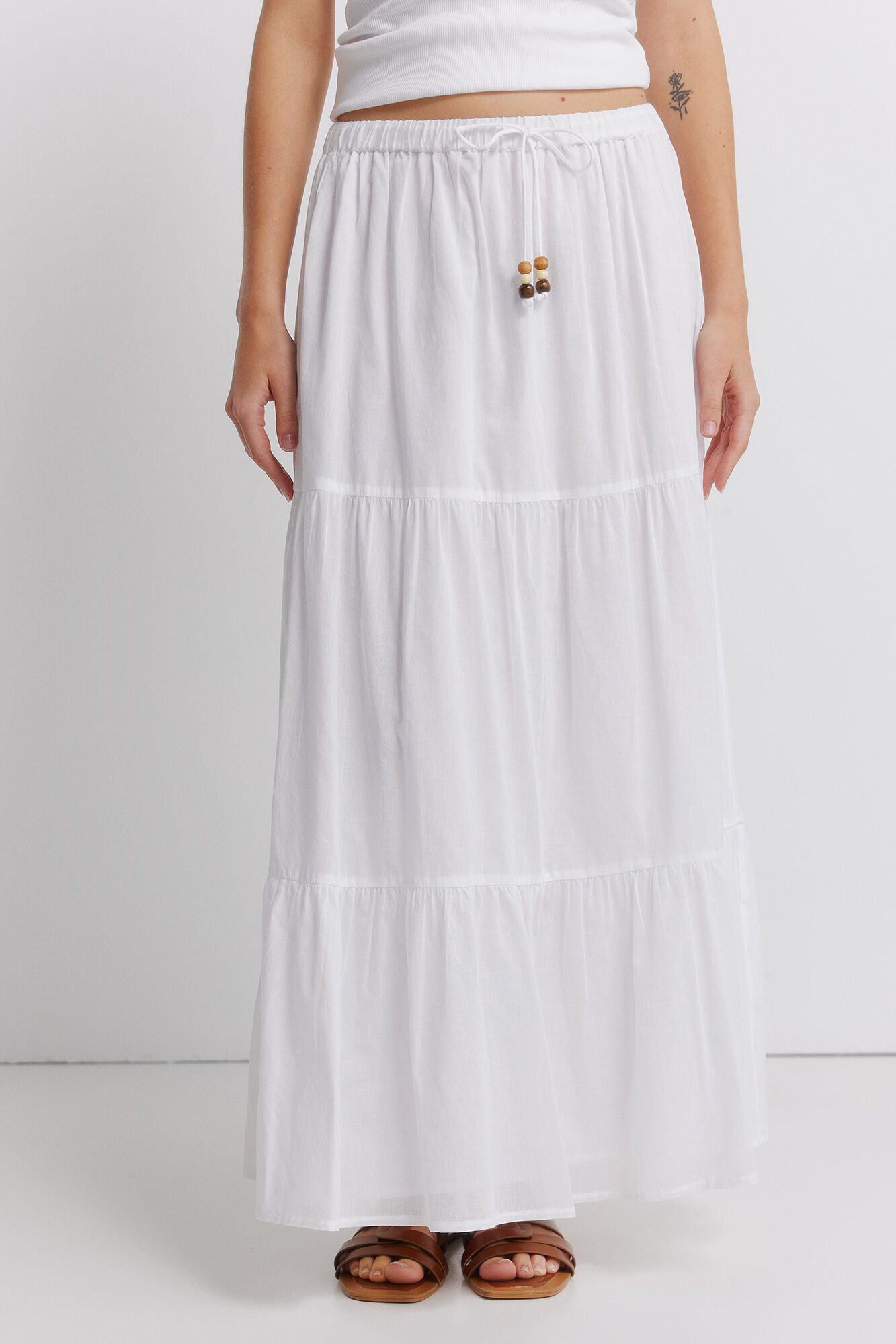 Springfield Falda midi con cortes