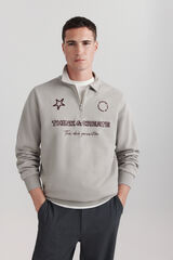 Springfield Sudadera polo think & create gris