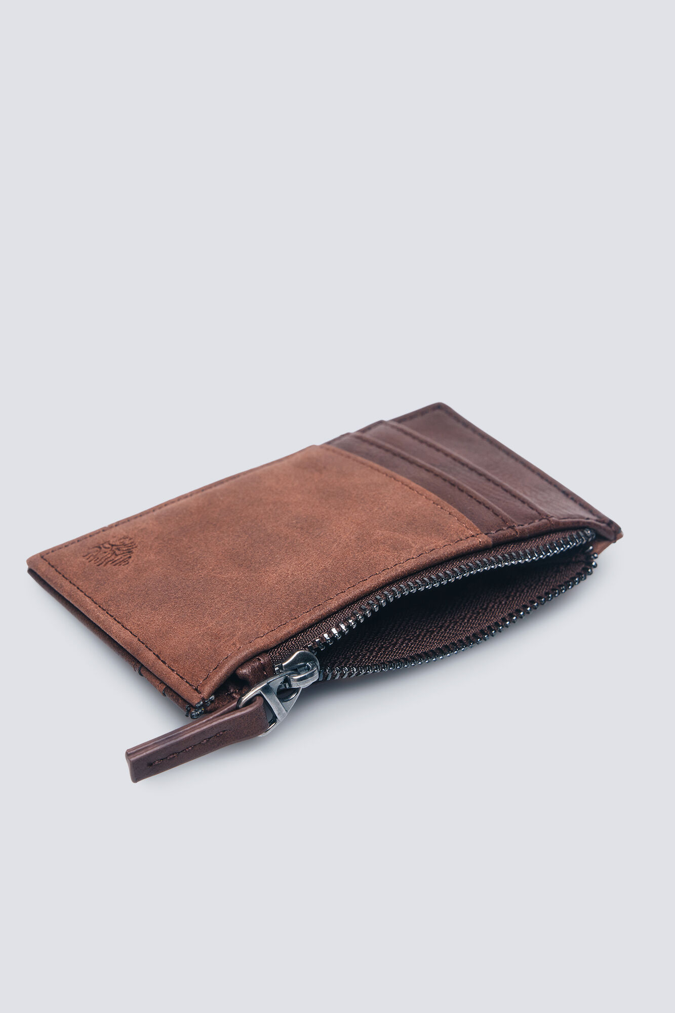 Springfield Monedero tarjetero efecto piel bicolor nude
