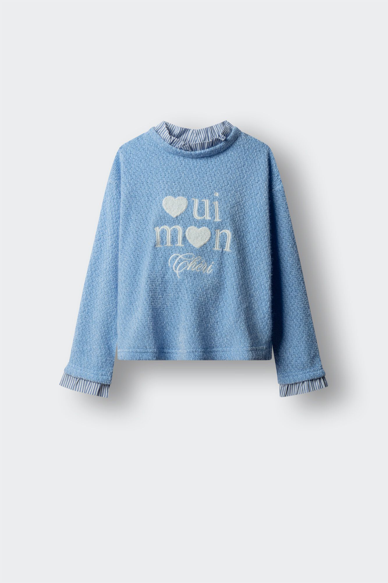 Springfield Kids Playera manga larga "Bonjour" ni&ntilde;a