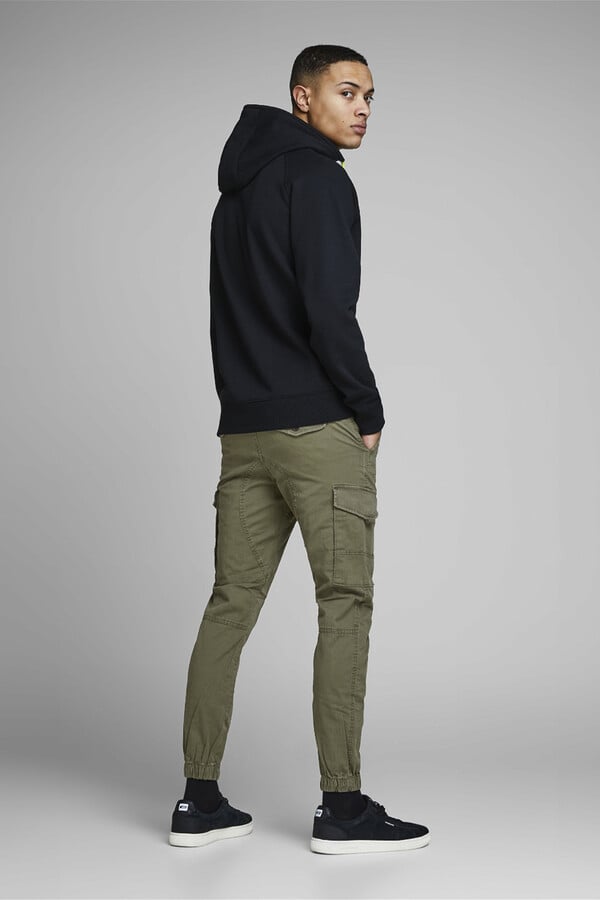Jack & Jones Pantalón slim fit cargo verde