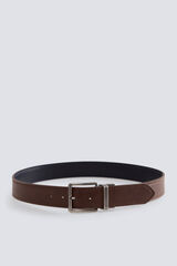 Springfield Cintur&oacute;n de mezclilla reversible caf&eacute;
