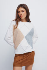 Springfield Jersey frontal en forma de diamante caf&eacute;