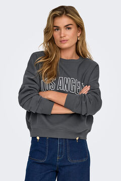 Springfield Sudadera con cuello redondo azul tinta
