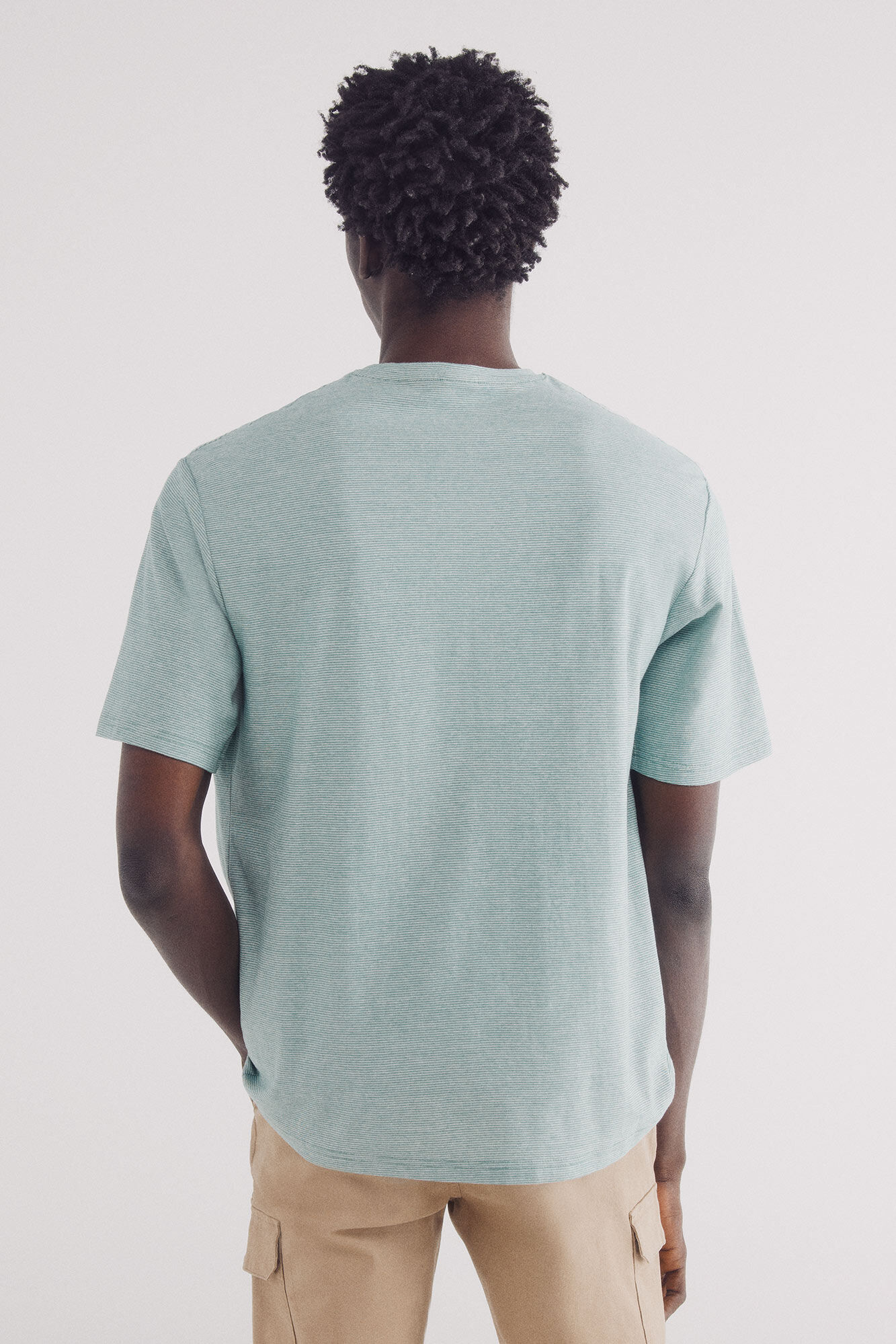 Springfield Playera microraya verde