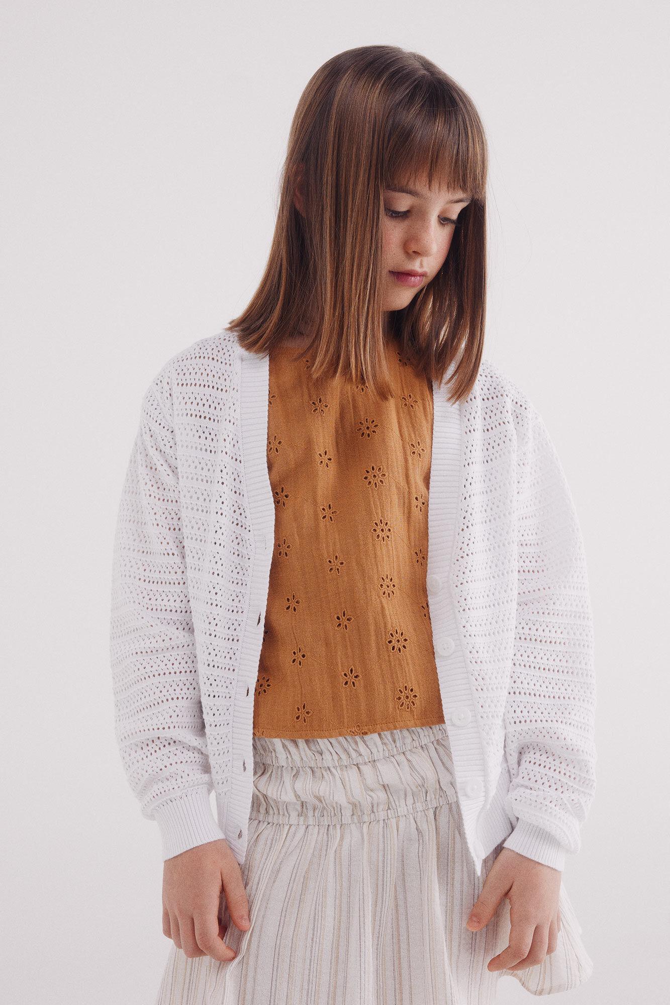 Springfield Kids C&aacute;rdigan tejido ni&ntilde;a natural