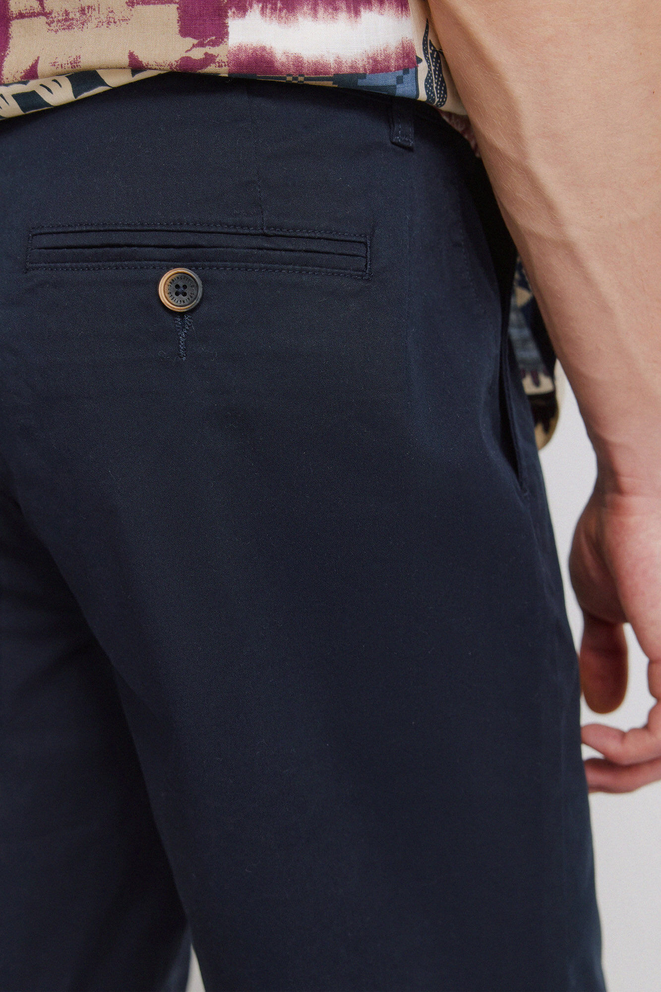 Springfield Bermudas color comfort fit azul