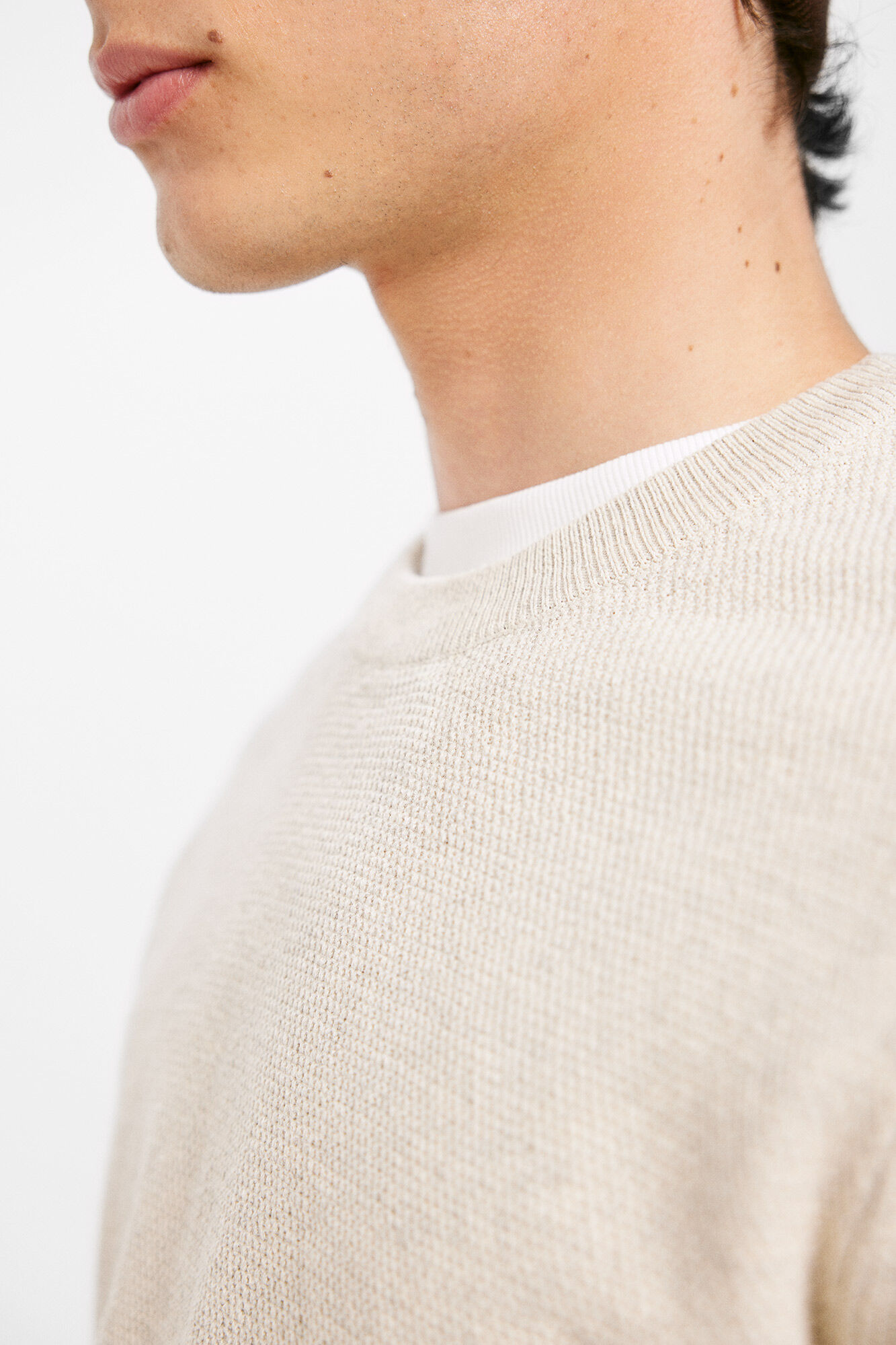 Springfield Su&eacute;ter estructura torzal gris