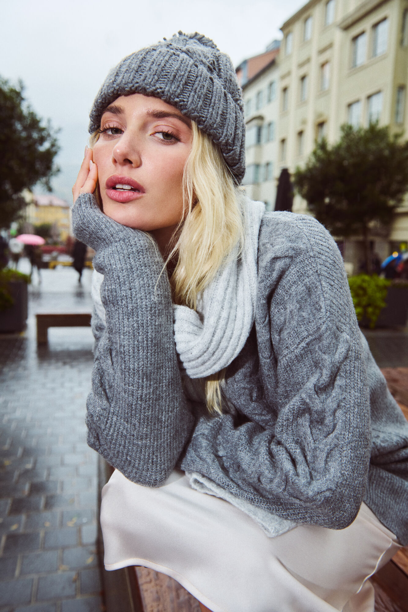 Springfield C&aacute;rdigan cable knit