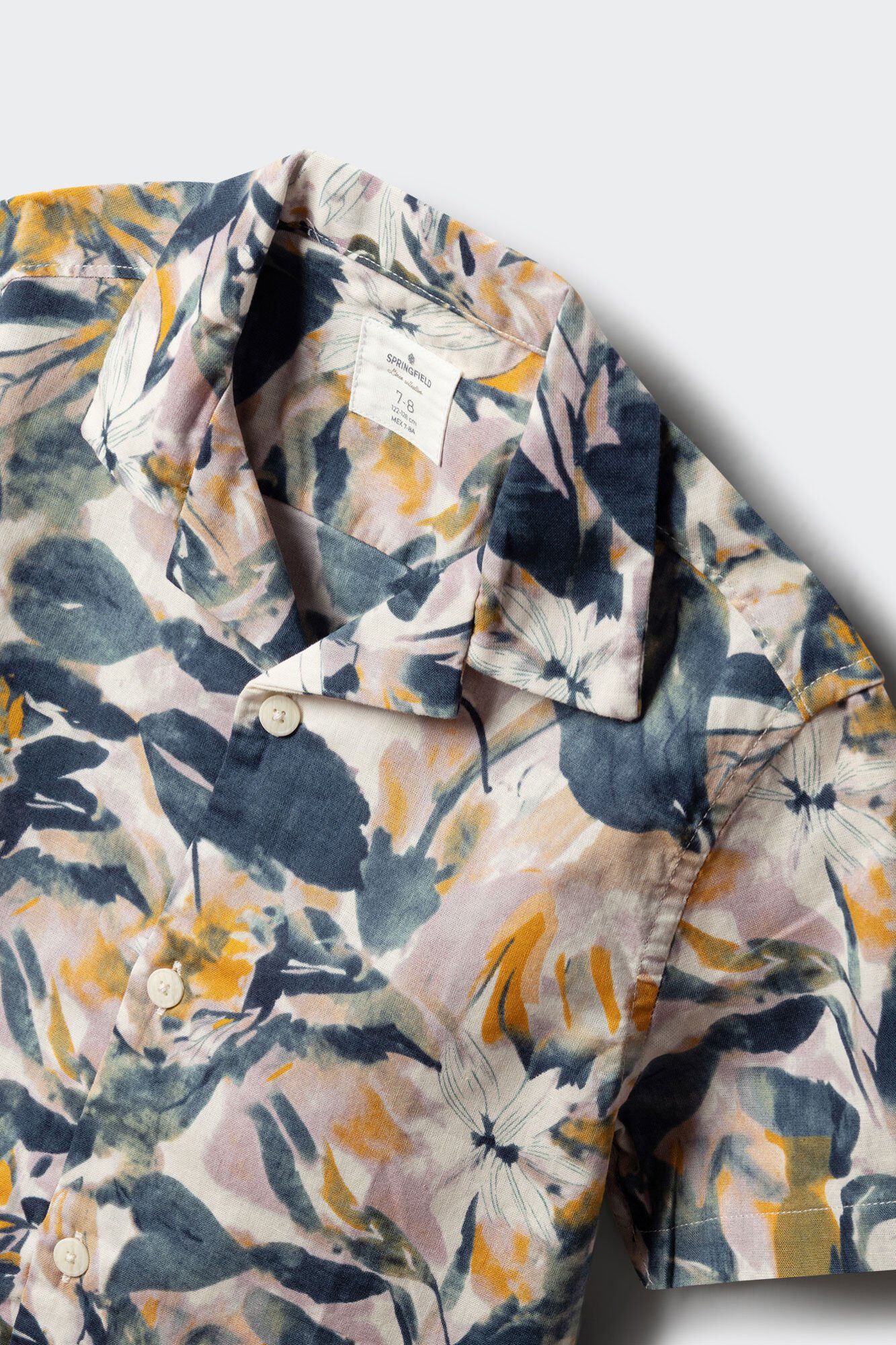 Springfield Kids Camisa de flores para ni&ntilde;o estampado
